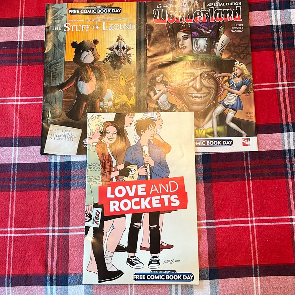 Free Comic Book day 3 comic lot